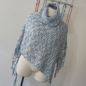 Andrade Knit Turtle Neck Poncho